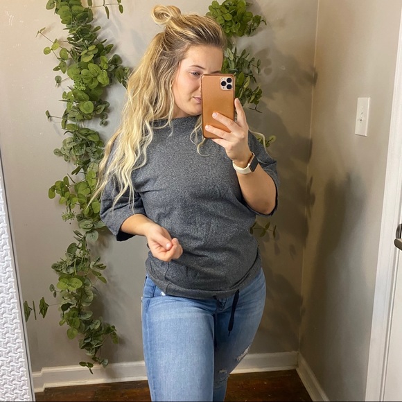 Lululemon Oversized SS Sweatshirt 6 grey - Picture 2 of 9